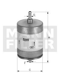 Фільтр палива MANN-FILTER WK504