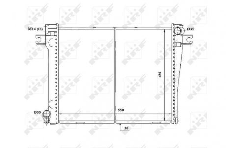 Радіатор NRF 58338