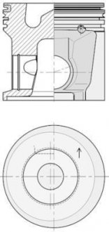 Поршень KOLBENSCHMIDT 40622600 (фото 1)