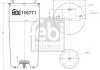 Пневморесора 4942 N P02 (без стакана) FEBI BILSTEIN 106771 (фото 1)