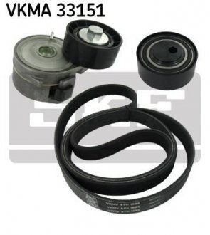 Поликлиновой ременный комплект SKF VKMA33151