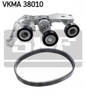 Поликлиновой ременный комплект SKF VKMA38010
