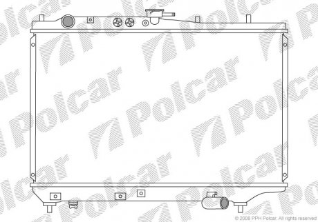 Радіатор охолодження Polcar 4504086