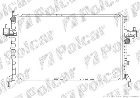 Радіатор охолодження Polcar 5556084