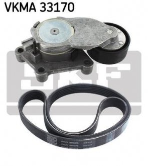 Поликлиновой ременный комплект SKF VKMA33170