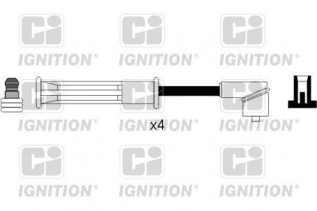 Комплект проводiв запалювання Quinton Hazell XC1090