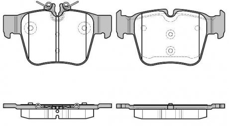DB Колодки гальмівні задні W205 REMSA 1697.00