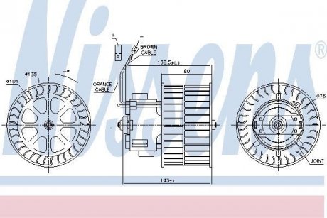 DMUCHAWA NISSENS 87143