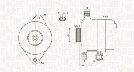 Alternator MAGNETI MARELLI 063731793010