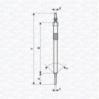 Glow Plug MAGNETI MARELLI 062900137304