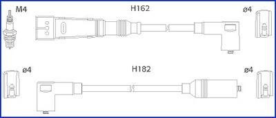 Комплект электропроводки HITACHI 134704