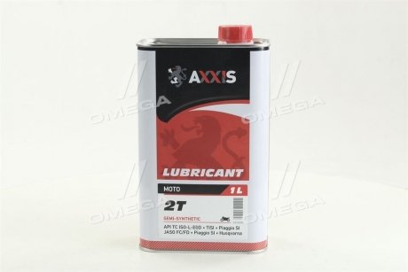 Олива моторн. MOTO 2T 10W-40 (Каністра 1л) AXXIS AX-2055