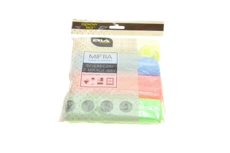 Набір універсальних серветок з мікрофібри/ERLA MIRFA MICROFIBRE CLOTHES 4 шт 30 * 30см. K2 R1010 (фото 1)