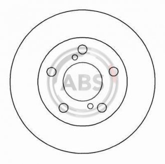 Гальмівний диск A.B.S. 16552