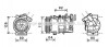 Компрессор кондиционера RENAULT MEGANE 2.0i/SCENIC 1.9DCi (AVA) AVA COOLING RTAK492 (фото 1)