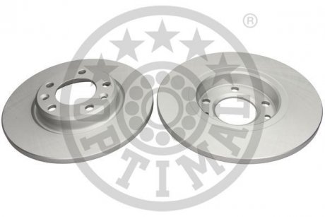 Диск гальмівний (задній) Citroen C4/Peugeot 3008/308/508 13- (268x12) (з покриттям) (повний) Optimal BS9392C