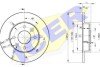 Диск гальмівний (передній) Renault Megane/ Clio 1.2-1.9 90-03 (238x12mm) ICER 78BD47052 (фото 1)