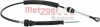 Трос куліси Audi A1/Skoda Fabia/Roomster/VW Polo 99- (1224mm) METZGER 3150179 (фото 2)