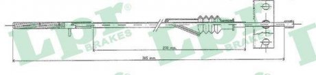 Трос ручного гальма LPR C0088B