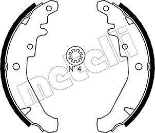 Комплект гальмівних колодок METELLI 530078