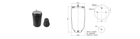 Пневморесора APLUS 91346AP