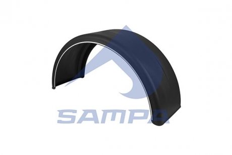 Крило 430x1300x1900 (на одне колесо) з білою смугою SAMPA 1895 0002