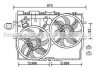 Вентилятор, охлаждение двигателя AVA COOLING FT7585 (фото 1)
