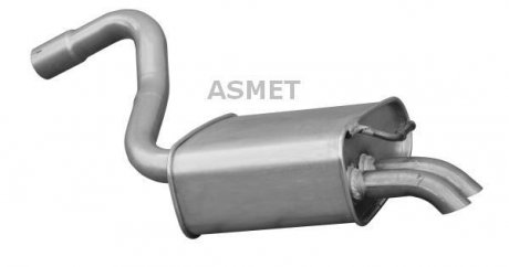 Глушник вихлопних газів (кінцевий) Asmet 07204 (фото 1)