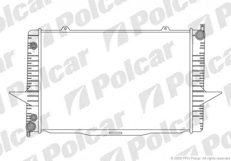 Радіатор охолодження Polcar 9070082