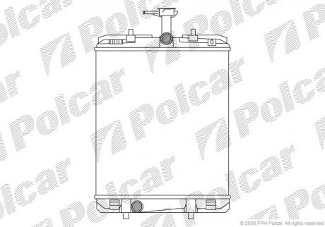 Радіатор охолодження Polcar 2301083X