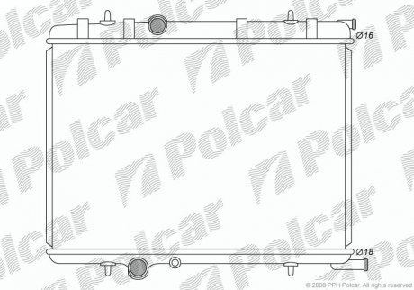 Радіатор Polcar 5790082 (фото 1)