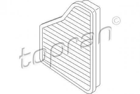 Фільтр повітря (салону) TOPRAN / HANS PRIES 400213