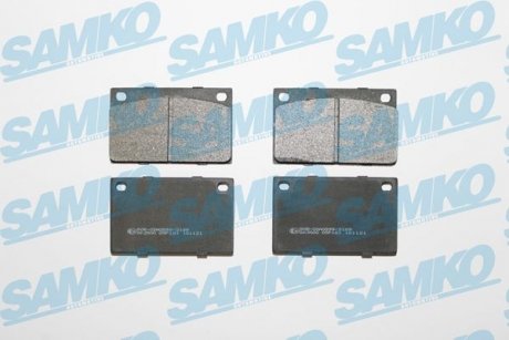 Гальмівні колодки, дискове гальмо (набір) SAMKO 5SP161