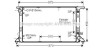 Радіатор, Система охолодження двигуна AVA COOLING AIA2291 (фото 1)