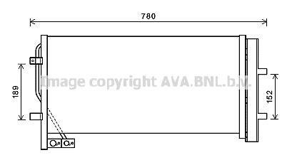 Радіатор кондиціонера AVA COOLING AI5382D