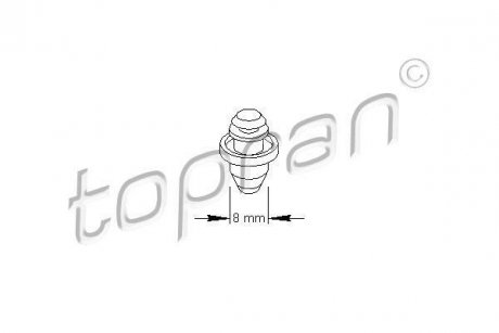 Пружинный зажим TOPRAN / HANS PRIES 111489 (фото 1)
