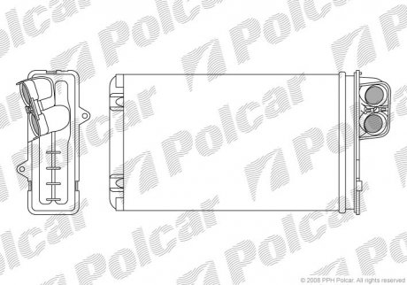 Радіатор пічки Polcar 5746N81
