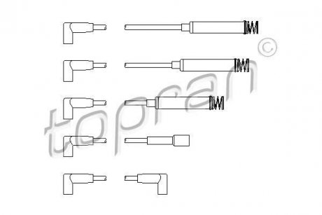 Дроти запалення, набір TOPRAN / HANS PRIES 202522