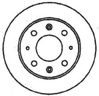 Гальмівний диск Jurid 561144J (фото 1)
