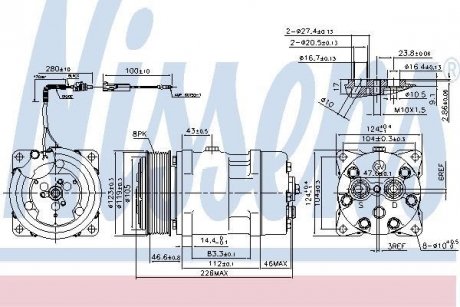 Компресор кондиціонера NISSENS 899928