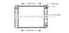 Радіатор, охолодження двигуна AVA COOLING VO2027 (фото 1)