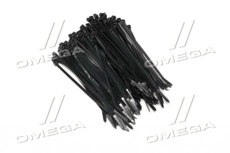 Хомут пластиковий 4,8 х200мм. чорний (100шт) (Cofil) MIKALOR CABLE TIE 4,8х200 (фото 1)