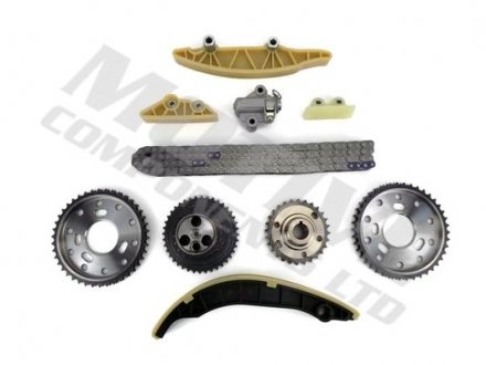 Комплект ланцюга ГРМ Ford Transit 3.2TDCi 06- (ланцюг, натяжник, шестерня) z=132 Motive TCK224