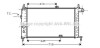 Радіатор, охолодження двигуна AVA COOLING OL2066 (фото 1)