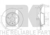 Диск гальмівний (задній) Audi TT 06-14 (286x12) (з покриттям) (повний) NK 3147168 (фото 2)