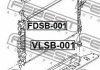 Втулка кріплення радіатора FEBEST FDSB001 (фото 2)