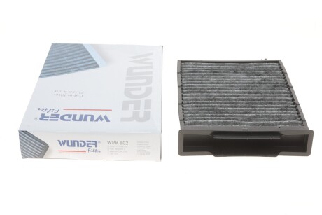 Фільтр повітря (салону) Renault Megane II 02- (угольный) WUNDER FILTER WPK802