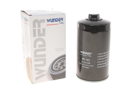 Фільтр мастила VW T4 2.4D/2.5DTI WUNDER FILTER WY103