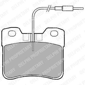 Гальмівні(тормозні) колодки Delphi LP563