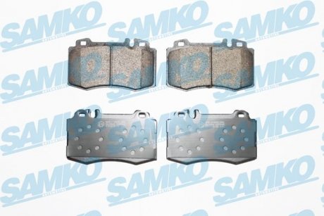 Гальмівні колодки, дискове гальмо (набір) SAMKO 5SP849 (фото 1)